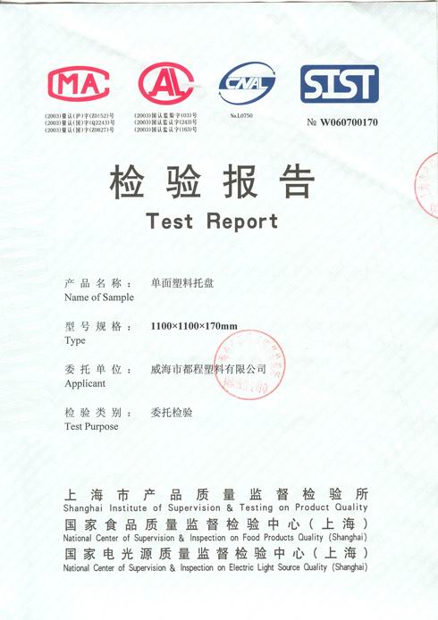 檢驗(yàn)報告
